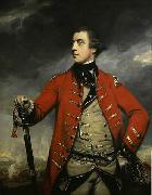 Sir Joshua Reynolds Oil on canvas portrait of British General John Burgoyne. Spain oil painting artist